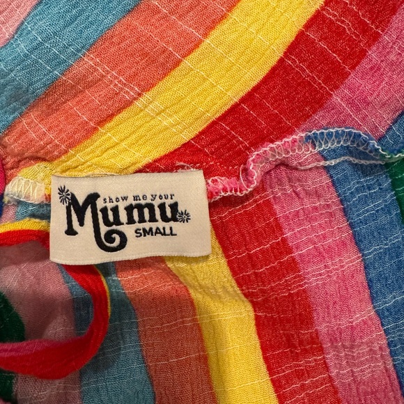 Show Me Your Mumu Striped Rainbow Sarah swing Tank Top - Picture 7 of 8